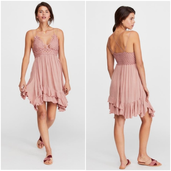 New Free People Adella Lace Dress - Picture 3 of 16